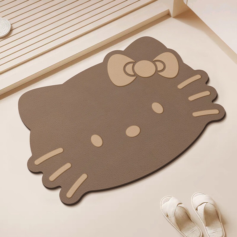 Cartoon Cute Kitty Special-Shaped Bathroom Non-Slip Floor Mat Diatom Mud Bathroom Shower Room Water-Absorbent Quick-Drying Foot Mat Cartoon Cute Kitty Special-Shaped Bathroom Non-Slip Floor Mat Diatom Mud Bathroom Shower Room Water-Absorbent Quick-Drying Foot Mat