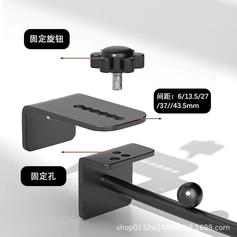 Балкон полки металлические крючки 7 бусины регулируемые крючки общежития