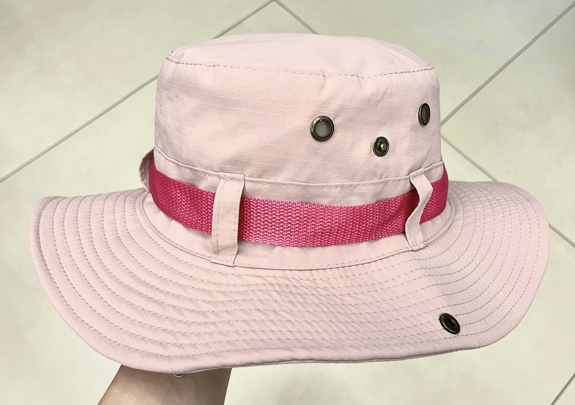 Sombrero de pescador de verano de tela de doble cara almacena portátil sombrero de verano al aire libre pesca gorra gorra de sombrero