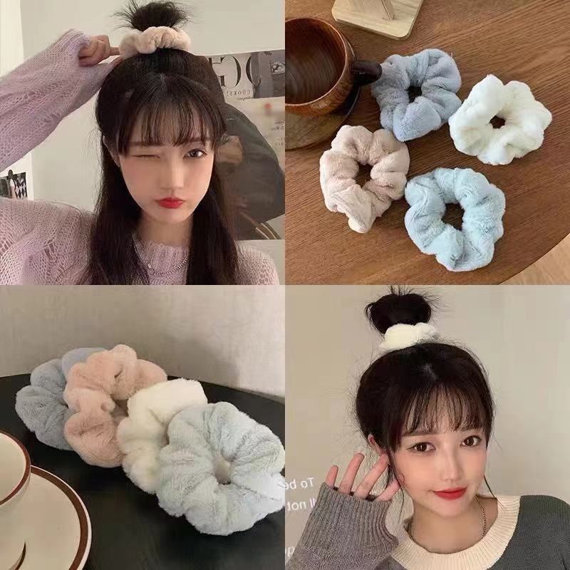 봉제 헤어 링 [멀티 컬러 혼합 헤어]]