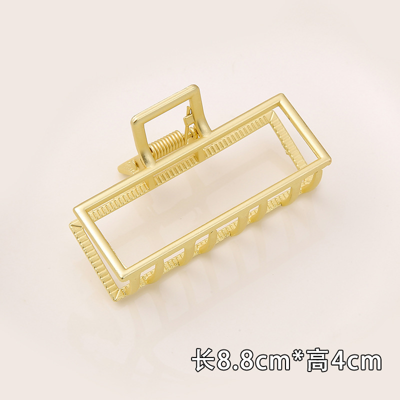 Internet celebridad clip de metal grande clip de tiburón japonés y coreano elegante temperamento espalda Cabeza pelo agarre de alto grado horquilla tocado