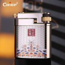 首领控价CF311新打火机九五至尊男士防风砂轮精雕煤油打火机