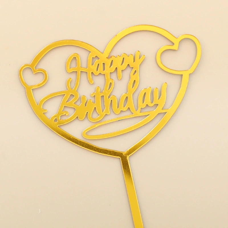 Украшение для торта «Happy Birthday», вставной декор, креативные вставные украшения для дня рождения