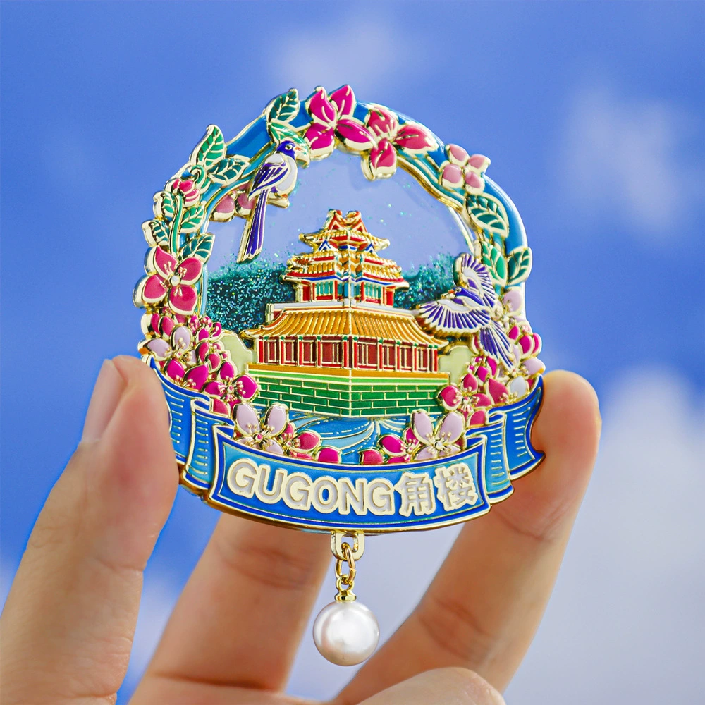 Chinese fridge magnet, museum, souvenir, Chinese style