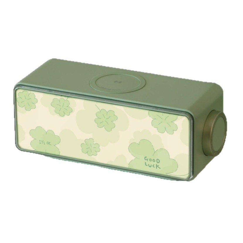 新型画境無線充電bluetoothスピーカー無線充電三合一置物小型屋外携帯型スピーカー