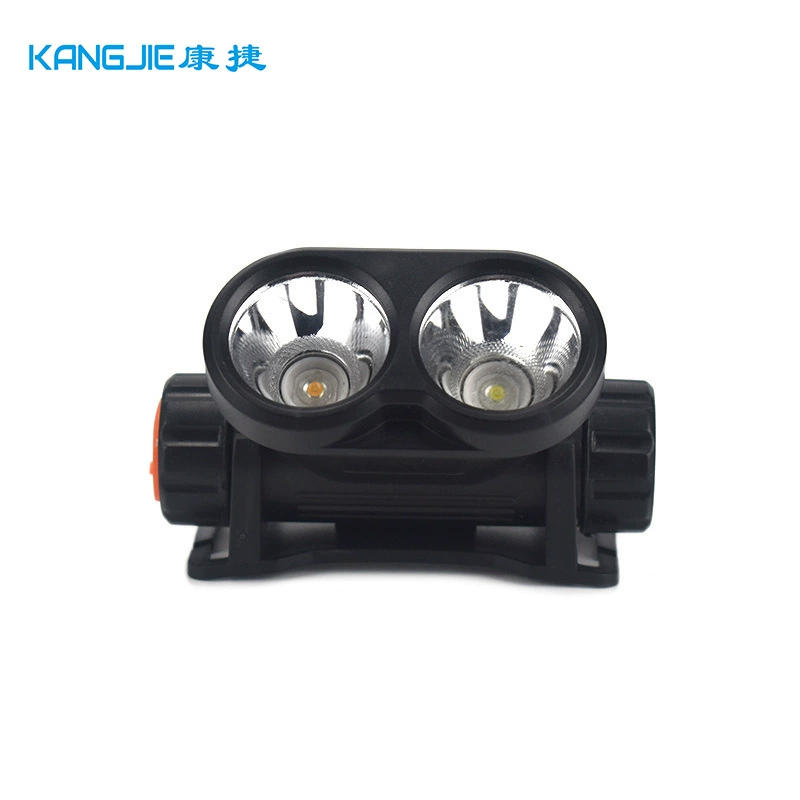 White double yellow light dual light source magnet working headlight USB charging emergency, headlight, head-mounted