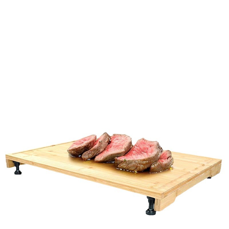 Cubierta de horno de nuevo producto transfronterizo cubierta de horno de tabla de corte de bambú adecuada para panel de horno de camping car