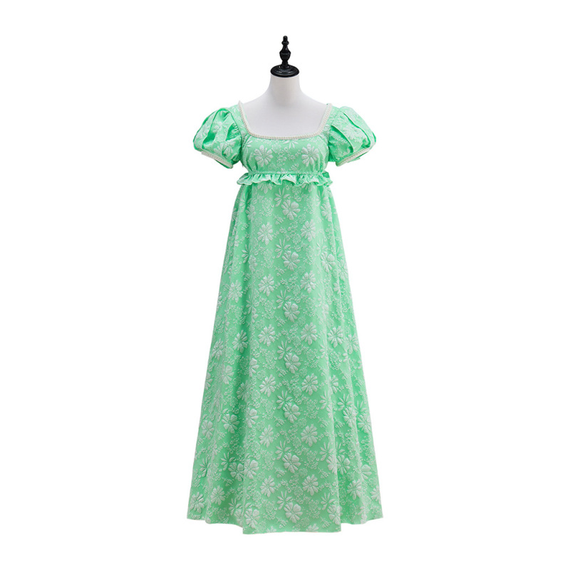 Bridgetown Cos dress Vintage Regency Dress High Waist Dance Dress Victorian Tea Dress