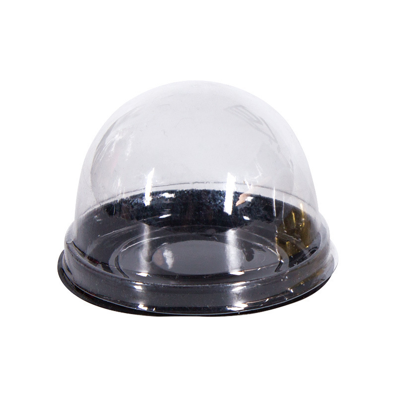 Tapa de plástico cuadrado redondo blister caja yema de huevo caja de la torta titular de la torta de Luna snack caja de nieve caja de belleza 50 piezas