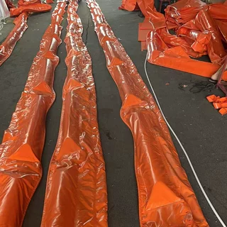 广州中山深圳珠海澳门应急吸油毡 船用PVC围油栏 海上作业拦油网