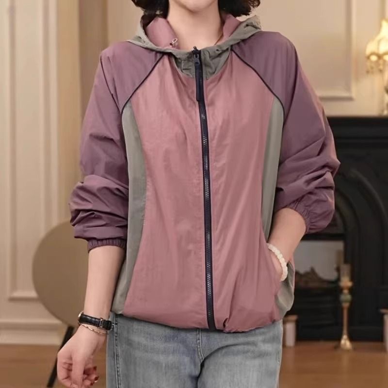 冲锋衣防晒衣女2025新款山系户外薄款修身防晒服夏季外套小个子|undefined