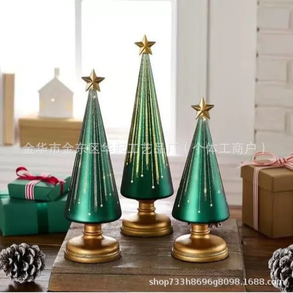 Resin Christmas Ornaments Craft Gift Decoration树脂圣诞装饰|undefined