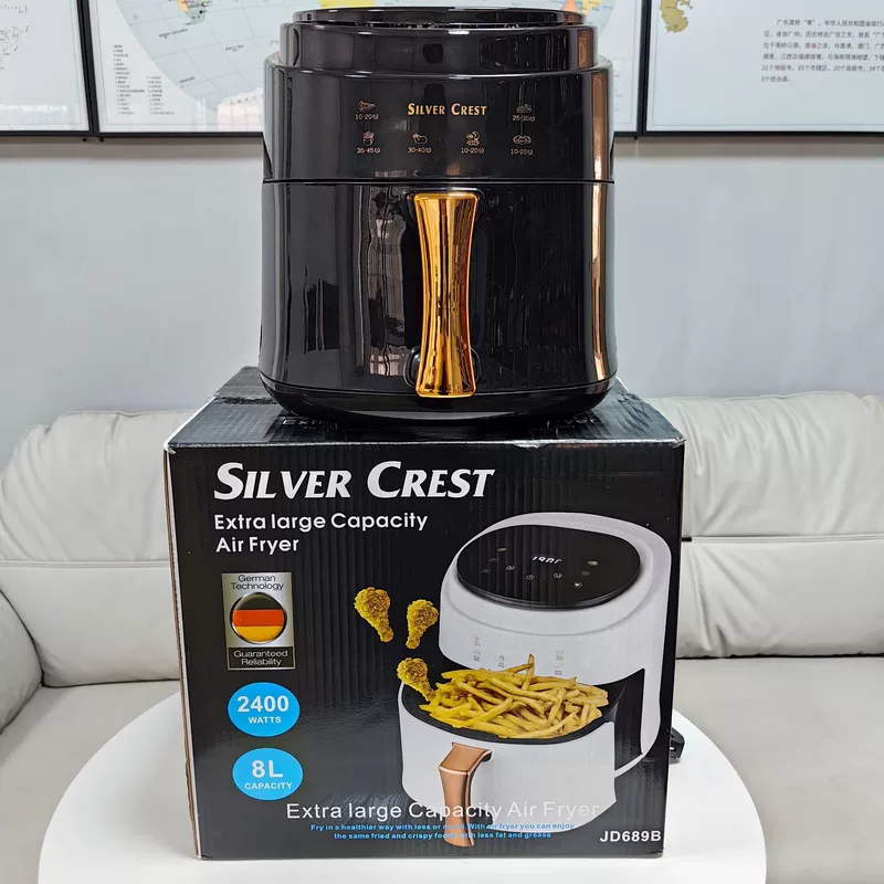 Фритюрница Silver Crest 8 л экспорт Европейского образца, многофункциональная, кросс-бордерная фритюрница