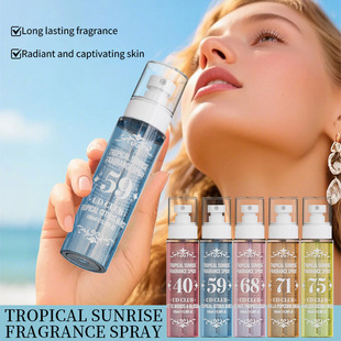 Udclub Cross-Border Non-Alcoholic Perfume Spray Body Gilt Digital Fragrance Body Spray Brazilian Long-Lasting Fragrance