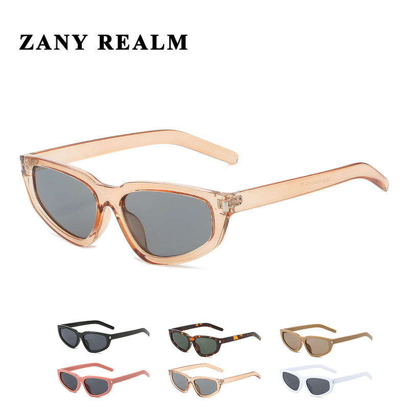 Nuevo estilo pequeño marco francés retro gato ojo gafas de sol Rosa calle británico viejo dinero estilo gafas de sol fabricante 20242