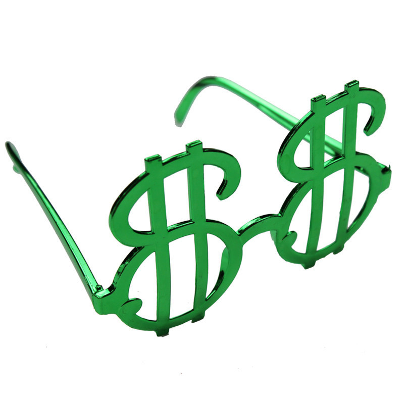 1 dólar dinero gafas extrañas fiesta boda fiesta baile espectáculo parodia fotos divertidas gafas de sol dólar accesorios