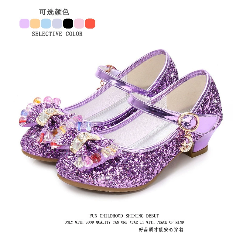 Летние новые туфли для девочек 2025 года: кожаные туфли-лодочки в корейском стиле с бантом для маленьких принцесс, для выступлений и повседневной носки