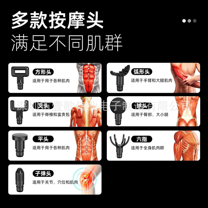 プラグイン筋膜銃高周波振動ハイパワー筋フィットネスマッサージ器養生館マッサージ店漢方医館|undefined