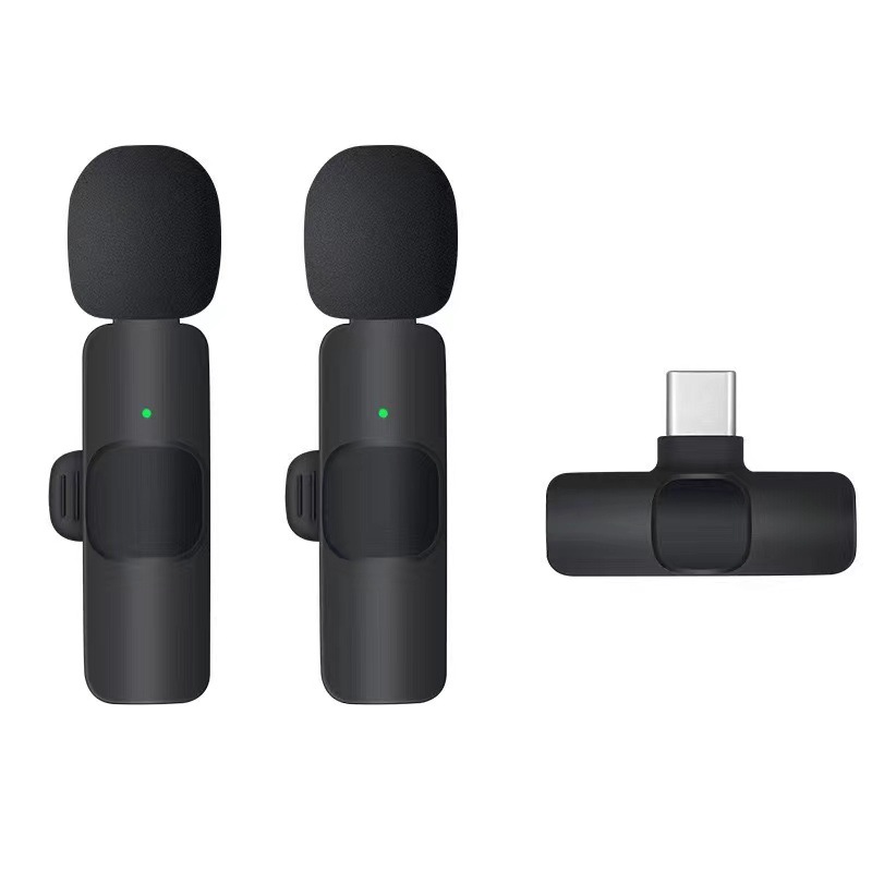 [En stock del fabricante] Micrófono inalámbrico K9 K15, micrófono de solapa inteligente con cancelación de ruido, plug-and-play, para transmisión en vivo image 12