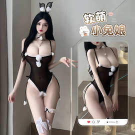 林林婷情趣内衣性感免脱兔女郎制服诱惑纯欲睡衣火辣激情套装8502