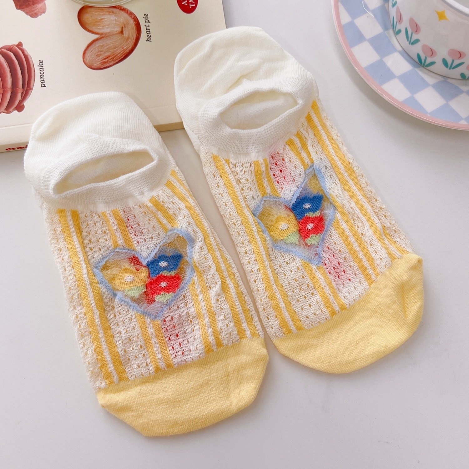 Women's Simple Style Geometric Letter Cotton Printing Socks display picture 8