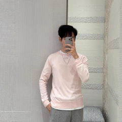 正确版本现货高品质D家2025新款针织圆领毛衣OS宽松版型男女同款