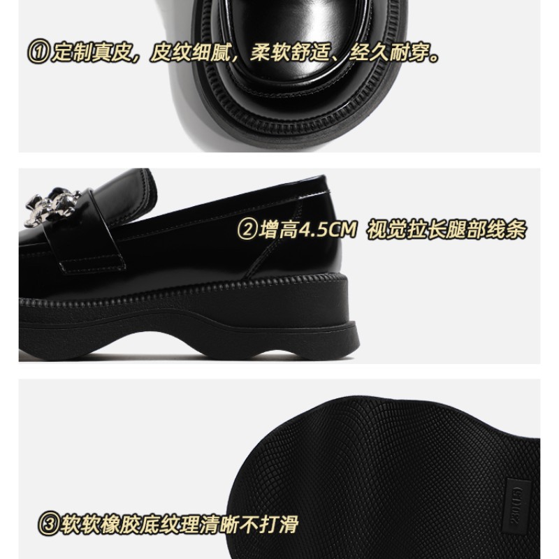 SuDing thick soled Fule shoes for women's autumn new British style black single shoes French Mary Jane small leather shoes SuDing thick soled Fule shoes for women's autumn new British style black single shoes French Mary Jane small leather shoes