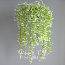 装饰雪果配材个性仿真花藤藤精品植物墙室内家具条设计