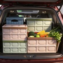 Thickened Oxford Cloth Storage Box Waterproof and Scratch-Resistant Folding Home Car Large-Capacity Car Trunk Storage Box
