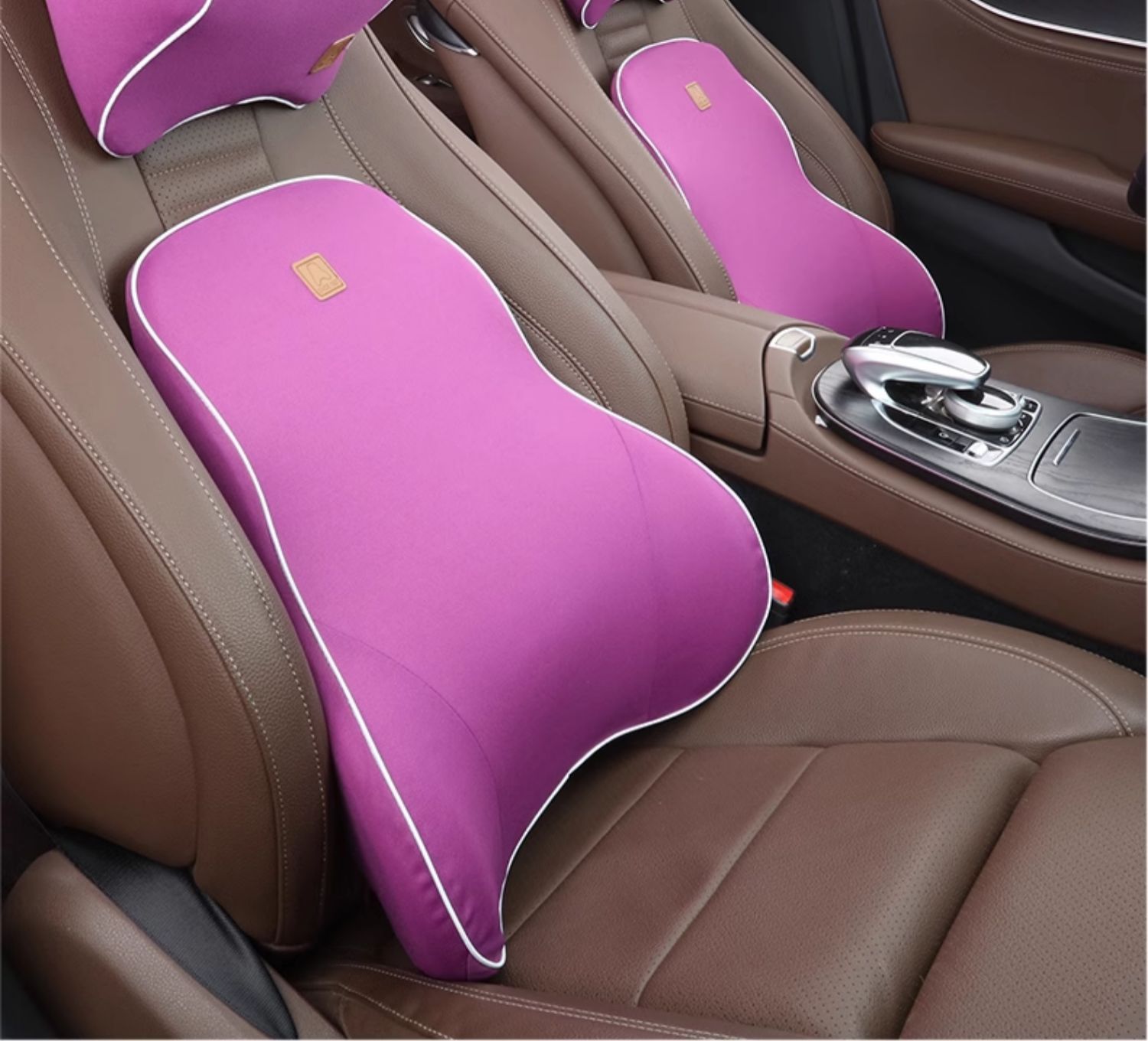 Car Lumbar Pillow Memory Foam Lumbar Cushion Backrest Waist Support Cushion Car Seat Lumbar Support Head Wholesale
