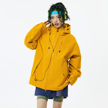 2025新款户外冲锋衣女款防风防水保暖爬山服三合一可拆卸外套男款