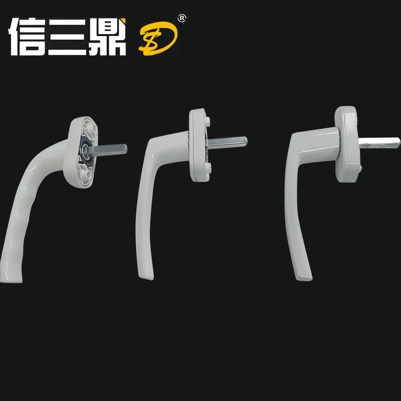 铝合金内开执手全金属塑钢门窗户传动执手推拉内开门窗转动把手