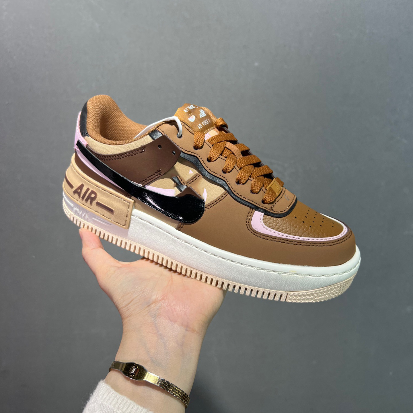 Pure original AF1 women's shoes high-quality Air Force One Macaron Force 1 Low double hook versatile orgasm shoes