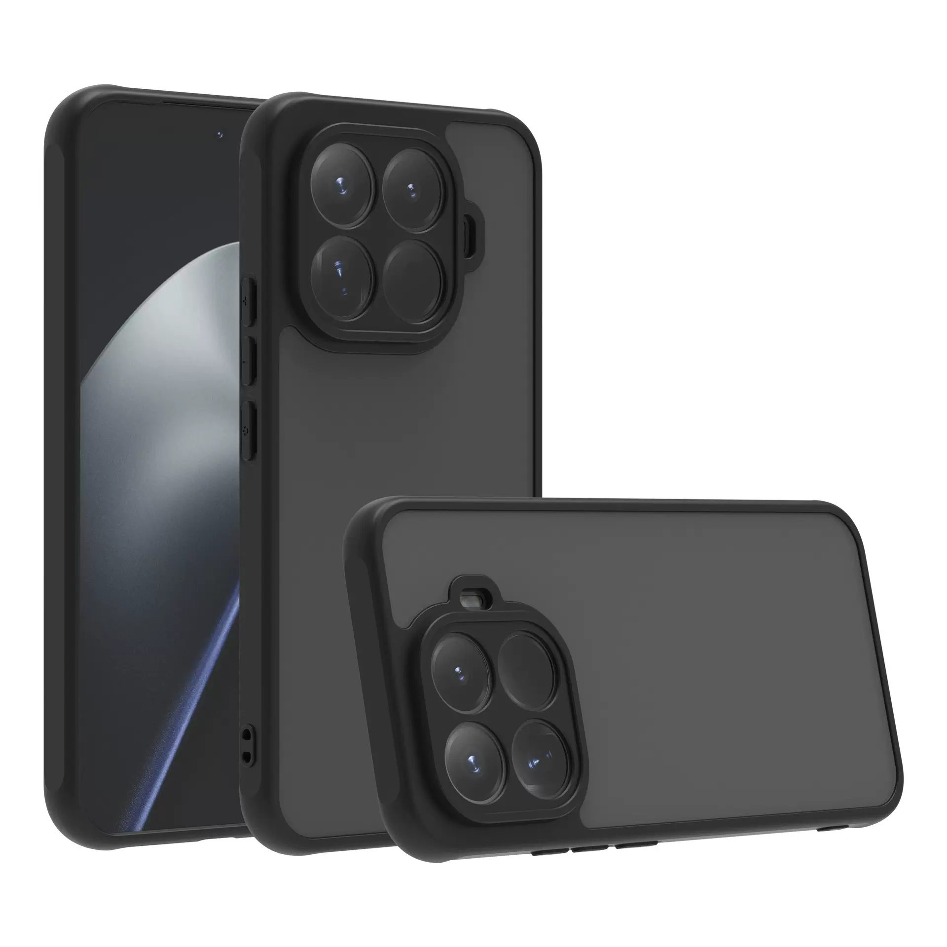 跨境适用小米15Tpro手机壳二合一防摔壳红米15C 4G肤感磨砂保护套