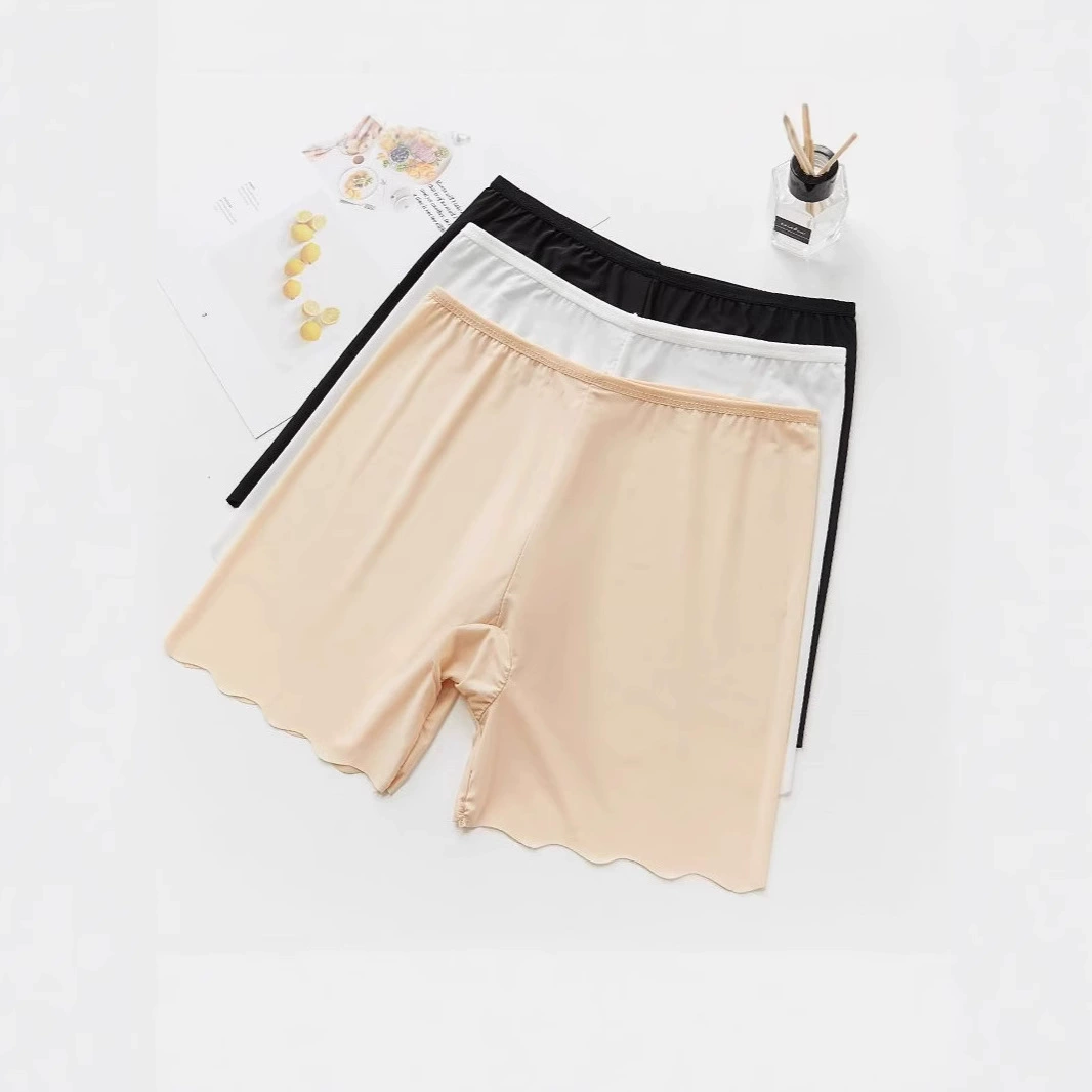 Silk safe trousers, summer protective underware, thin shorts, leggings
