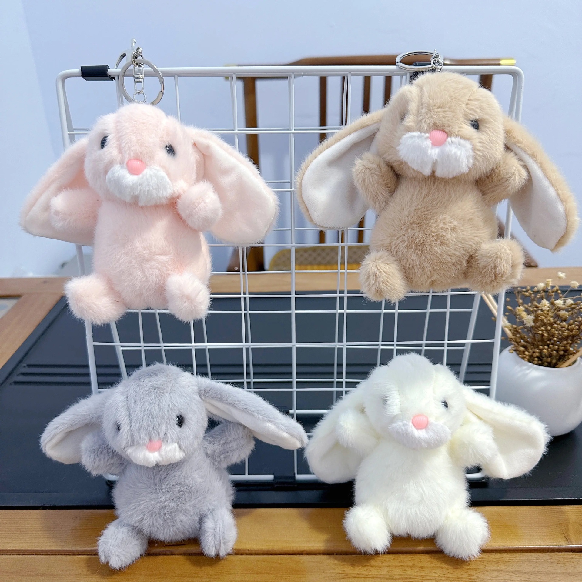 Cuatro pulgadas muñeca de peluche pequeño colgante muñeca llavero muñeca mochila colgante juguete de peluche regalo