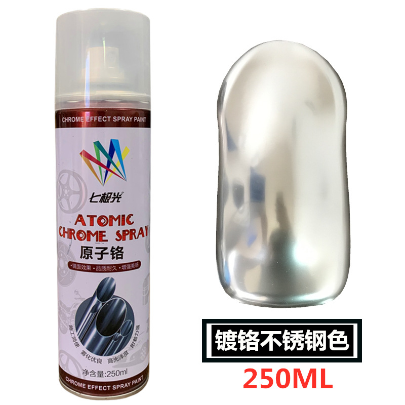 Water paint color steel tile paint chrome plating self-painting metal anti-rust paint electroplating silver powder high temperature paint black paint water-based