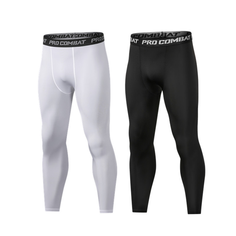 Sports Fitness Pants Nine-Point Basketball Football Training Leggings for Children and Adults, High Elasticity, Quick-Drying, Compression, Breathable, and Fast-Drying