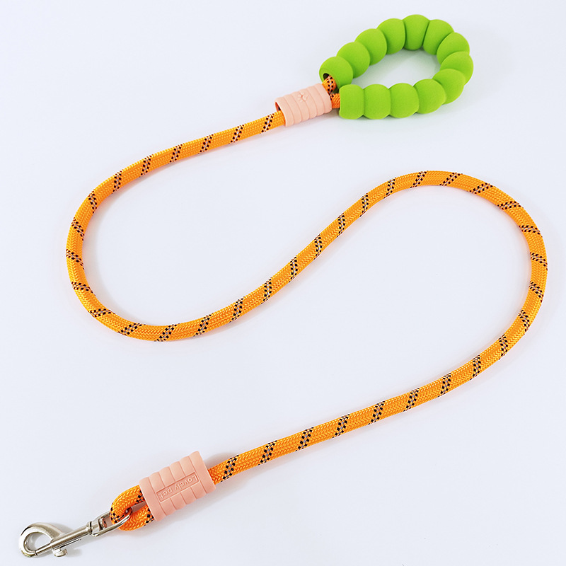 犬用リード ドーパミンクラウドバブルコットンハンドルリード 中型犬・大型犬用お出かけペット用リード|undefined
