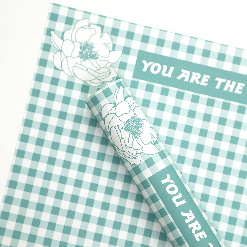 Fabricantes de fiestas de flores nuevos productos de papel de embalaje de flores cuadrado ramo de flores materiales de florista papel de regalo DIY