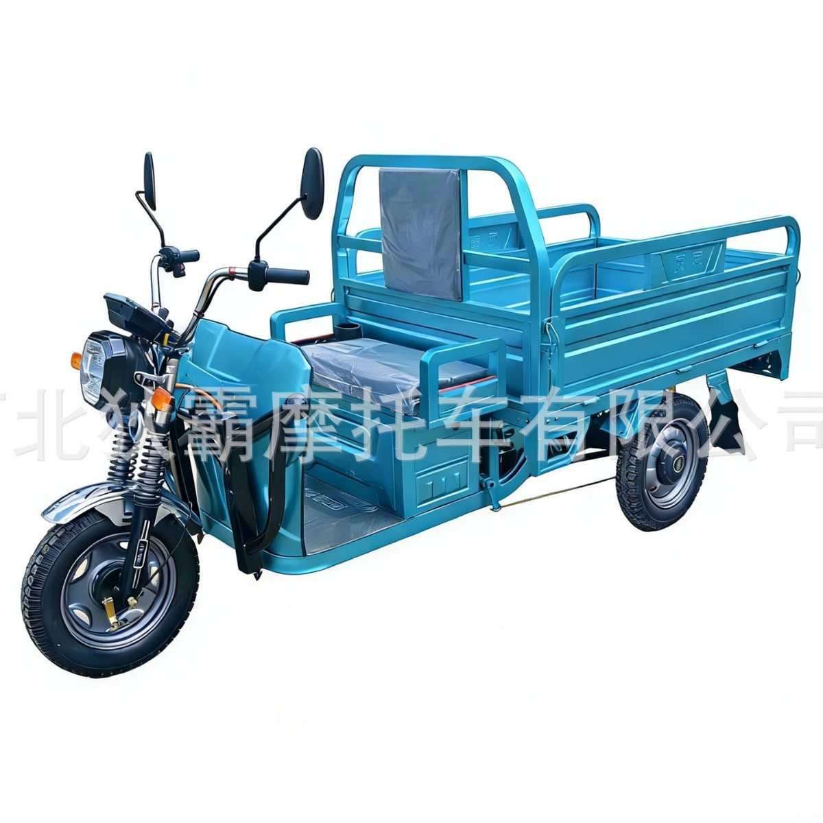 Transfronterizo eléctrico triciclo camión de carga Wang La carga de alta potencia agrícola triciclo de batería de tres ruedas motocicleta de tres ruedas