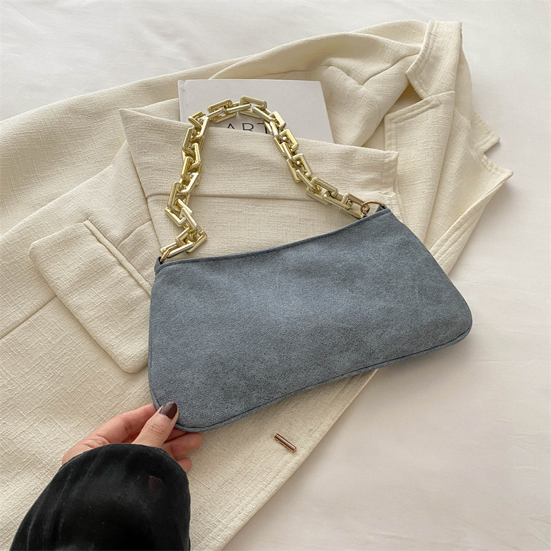 Bolso de mano de cadena de moda, bolso de mano de mujer, nuevo estilo de moda, bolso de palo minimalista, bolso de hombro de nicho de verano 2024