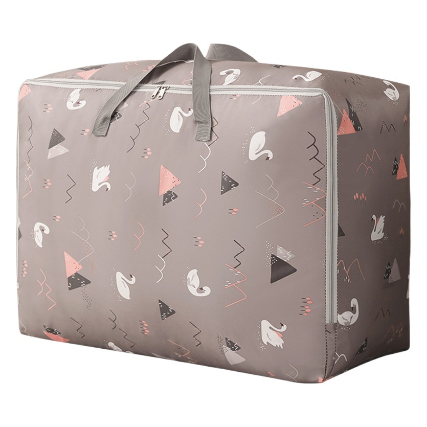 Edredón bolsa de almacenamiento de ropa del hogar bolsa de almacenamiento de gran capacidad edredón ropa móvil bolsa de embalaje Oxford tela bolsa móvil