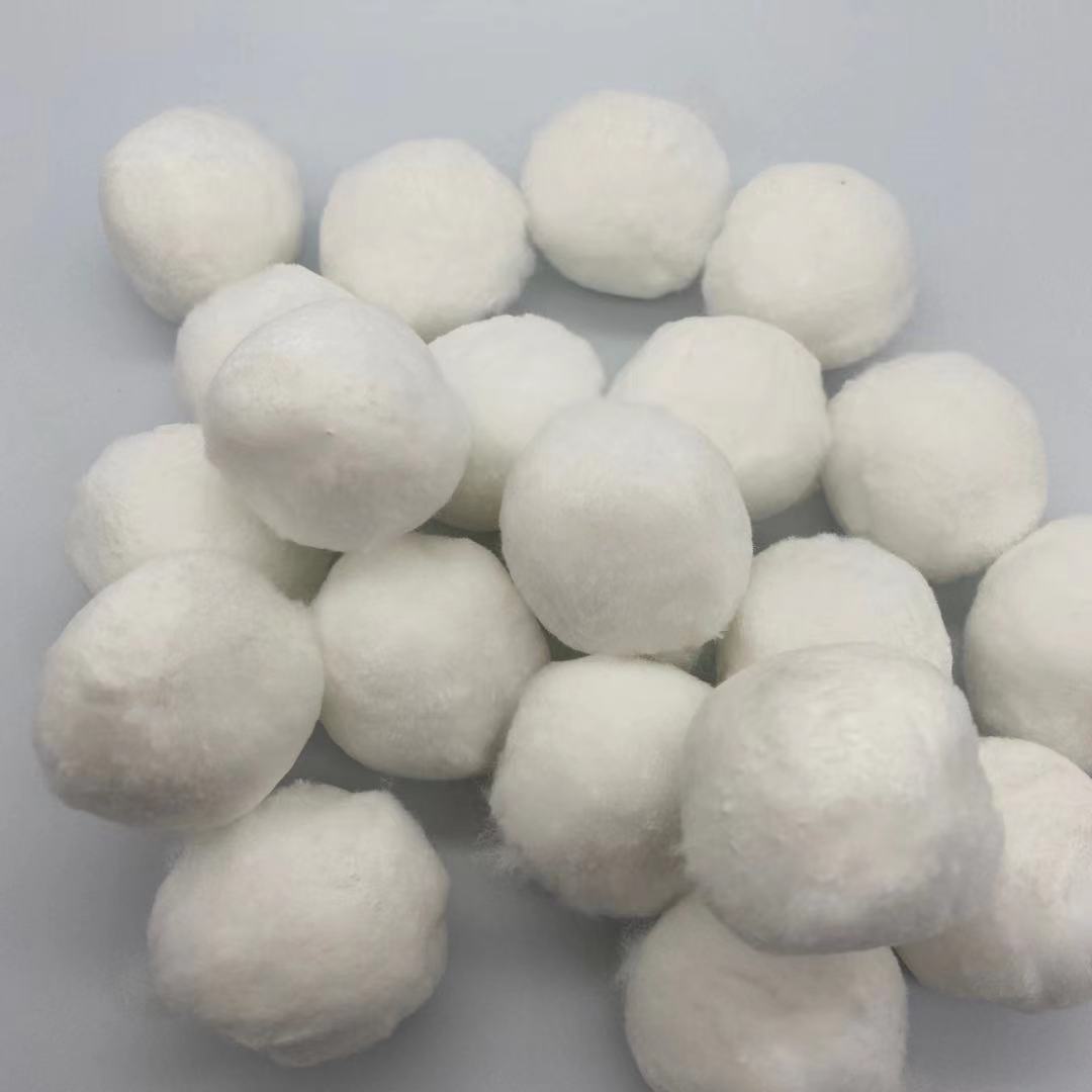 电镀厂废水过滤纤维球  饮料厂水过滤纤维球  钢铁厂中水用纤维球