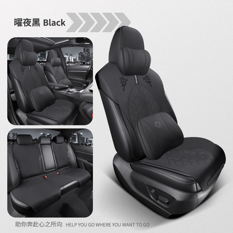 Modelə uyğun (Original) oturacaq örtükləri – Toyota seasons breathable - obsidian-black-memory-foam-version-crown-kluger-dedicated-five-seats