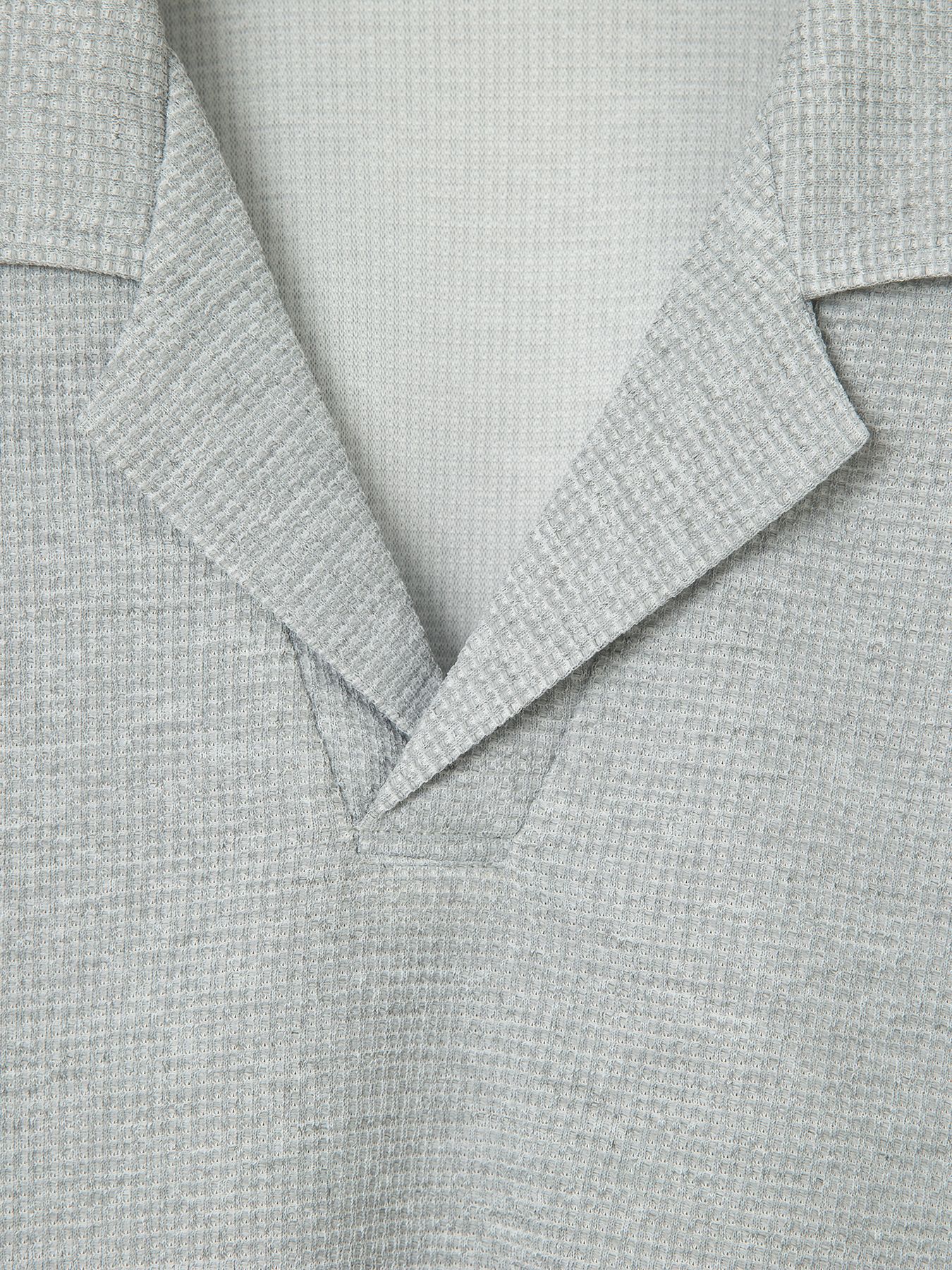 Polo a manica lunga da uomo in maglia a nido d'ape business_voghion.com