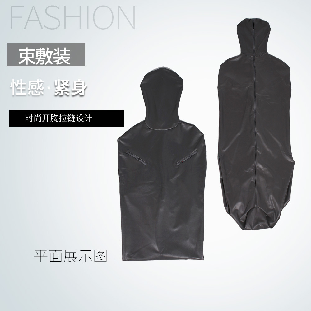 PU cuero corsés ropa de esclavo B32 corsés de mano piernas SM arrodillados ropa de esclavo PU todo incluido mono ajustado