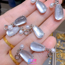��Ȼ����ˮĭ��쉋���ϵ������s925���y������DIY�y�Ʒ���