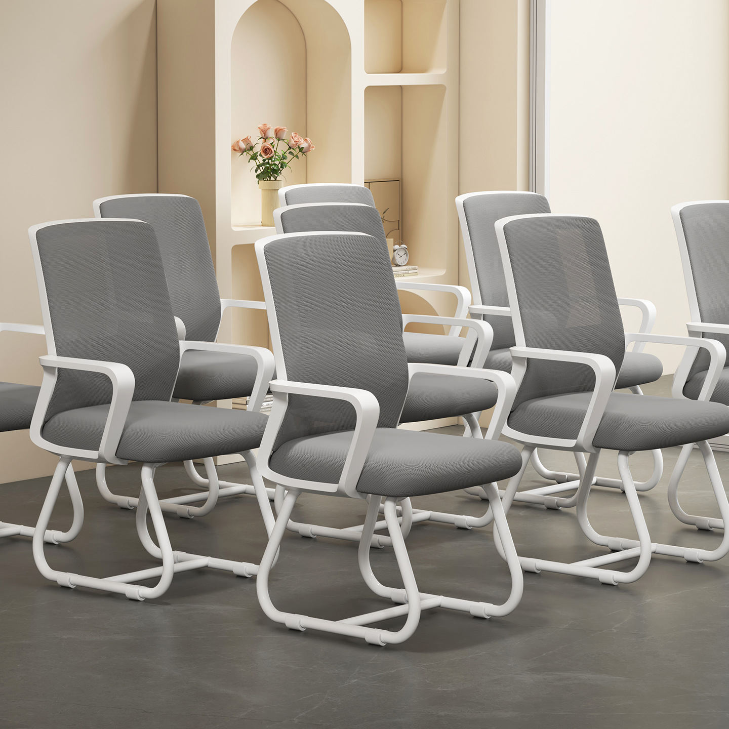 Computer Chair, Comfortable and Sedentary, Backrest Chair, Dormitory College Student Desk Stool, Employee Conference Room Office Chair