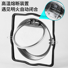 廠家直銷熱賣不鏽鋼止回閥廚房煙道油煙防火止逆閥一件代發